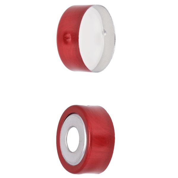 Microsolv Headspace Crimp Cap red, 20 mm, with white Sil/white PTFE Septa, Ultra Low Bleed, 100 pc/PAK