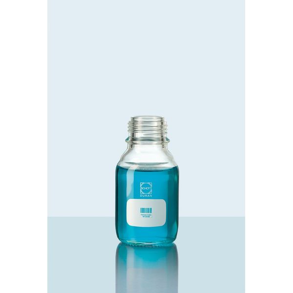 Duran Group Laboratory bottle/DURAN, 500 ml with graduation, without cap+pouring ring, 10 pc/PAK