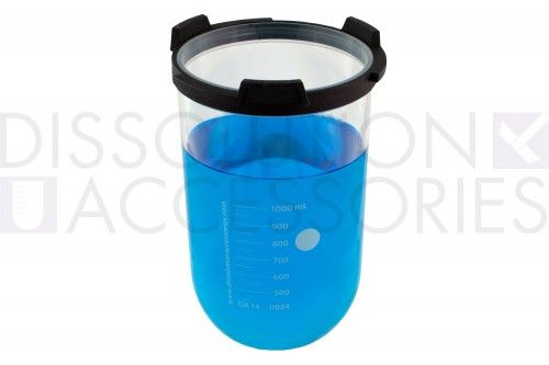 Dissolution Accessories Vessel, Boro 3.3, clear, 1000 ml, Sotax XTend