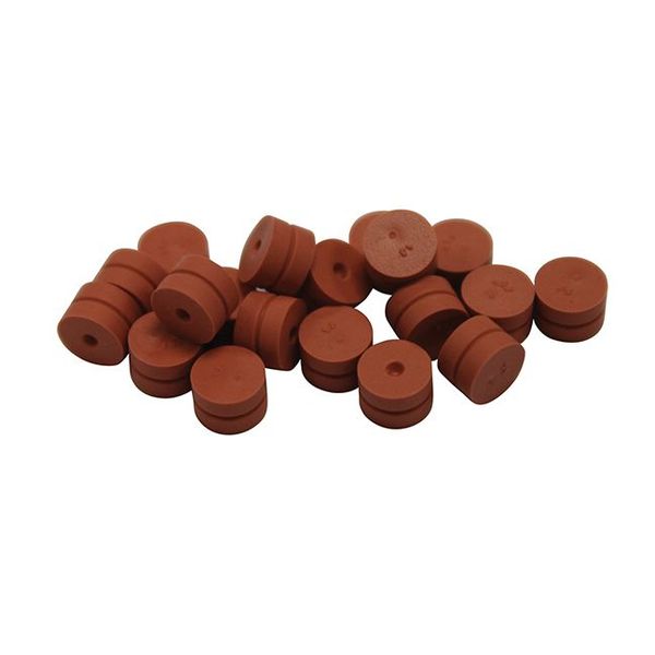 Chromatography Research Supplies GC-Septa, 9 mm AD, Marathon, low-bleed, center guide, 25 St/Pkg