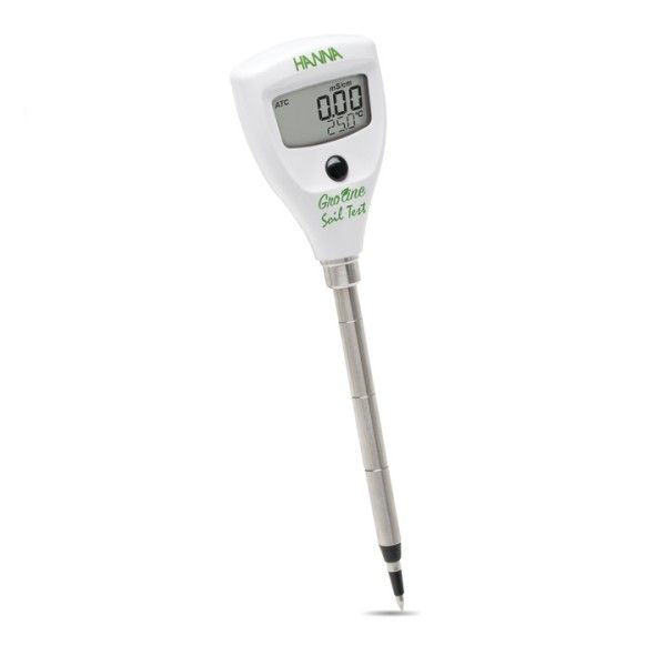 HANNA Instruments Deutschland GmbH GroLine Conductivity Tester, Direct Soil Measurement, 0 to 4000 μS/cm