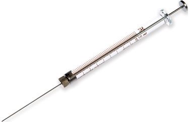 Hamilton 100 μl, Modell 710 RN-S Spritze, 22s Gauge, 51 mm, point style 2, max. Druck 2000 psig (137.9 bar), max. Temperatur 50°C/122°F
