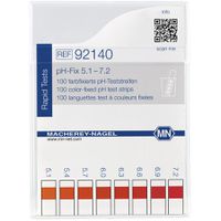 Product Image of Indikatorstäbchen pH-Fix pH 5,1-7,2, farbfixiert, nicht blutend (100 Teststreifen)