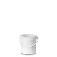Product Image of Bucket, with Plastic Handle, with Cover, without UN-App., 1 l, 125,5 mm, Ø: 131 mm, 180 pc/PAK