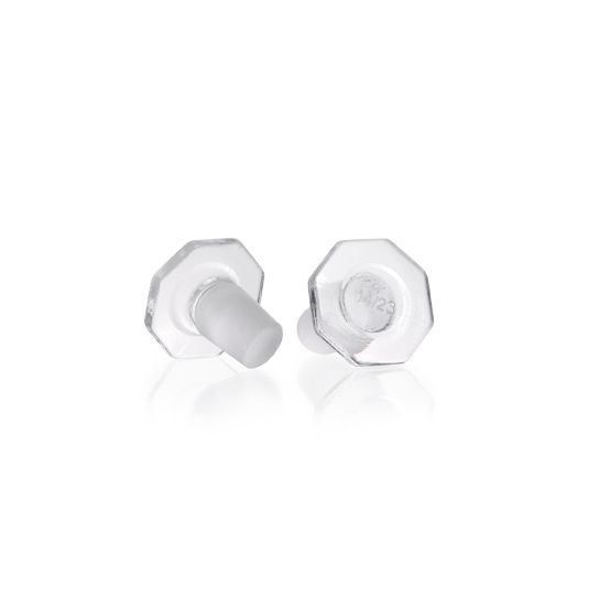 Duran Group DURAN-Glasstopfen schräg geschliffen, für Standflaschen 50 ml, NS 14/23, 10 St/Pkg