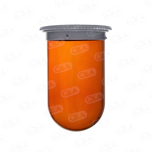 QLA 1000 ml Amber UltraCenter Precision Glass Easi-Lock Vessel for Hanson Vision, Serialized