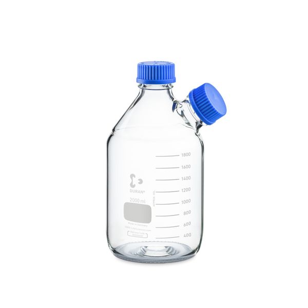 Duran Group DURAN GL 45 Laborflasche HPLC, Boro 3.3, 2000 ml, mit Gewinde, GL 45 Seitenhals