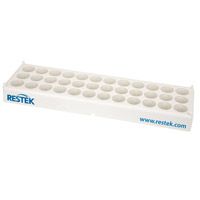 Product Image of Vial Storage Rack Designed for 6, 10, or 20ml Headspace Vials, 36 Vial Capacity Polypropylene, 5-pk