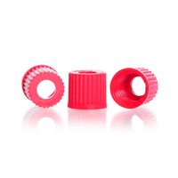 Product Image of Screw cap, DIN-thread GL 18 red, centric bore dia. 11 mm, 10 pc/PAK