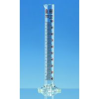Product Image of Graduated Cylinder HF SILBERBRAND-ETERNA Kl. B, 100 ml: 1 ml, Boro 3.3, mit Glas-Fuß, 2 pc/PAK