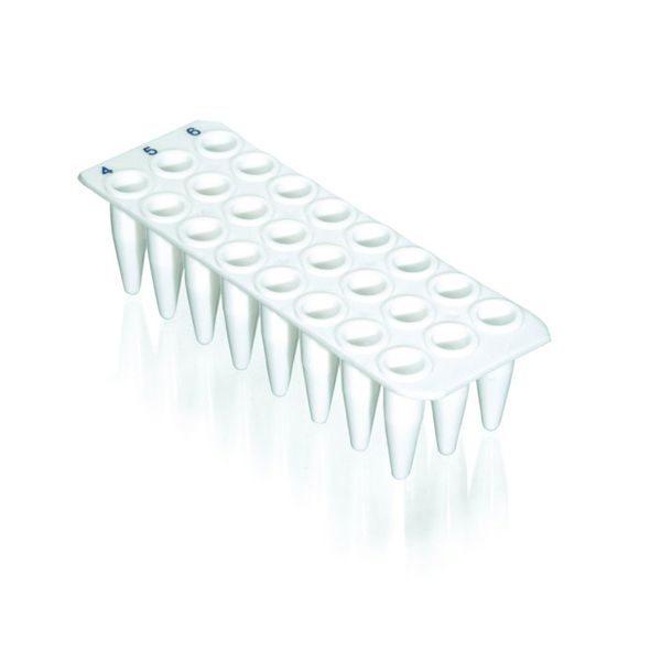 Brand GmbH & Co. KG PCR-Platte 24-well, PP, ohne Rahmen, 0,2 ml, weiß, BIO-CERT PCR-Q, 40 St/Pkg
