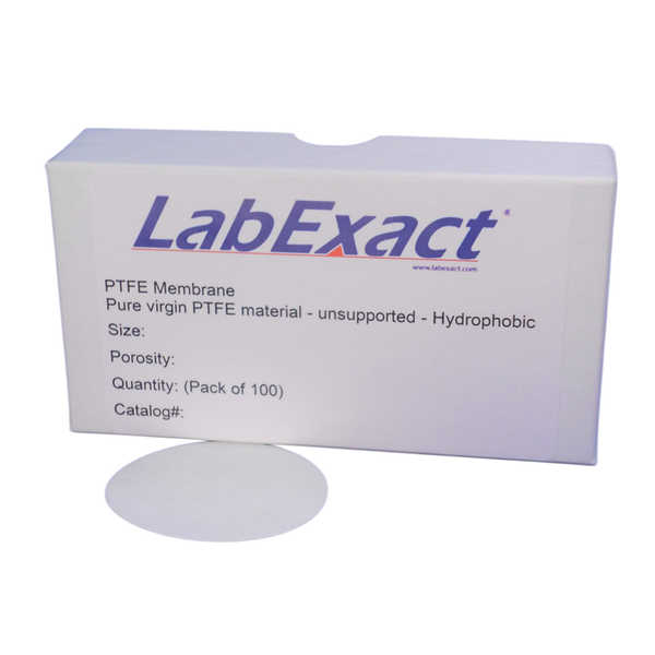 I.W. Tremont Membrane Filter circles, Hydrophobic PTFE, 0.45 μm, 25 mm, non-sterile, 100 pc/PAK