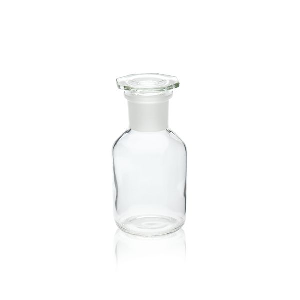 DWK Wheaton Reagent bottle, clear glass, 250ml, narrow neck, stopper size 34/35, 72 x 140 mm, 10 pc/PAK