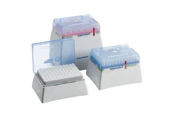 Eppendorf epT.I.P.S. G Pipettenspitzen Racks, EP Biopur , 0,1 - 5 ml, 120 mm, lila, 5 Racks x 24 St/Pkg, alte Nummer : 0030075200
