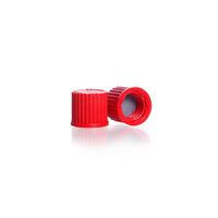 Product Image of Screw cap, GL 14, PBT, red, 2 pc/PAK
