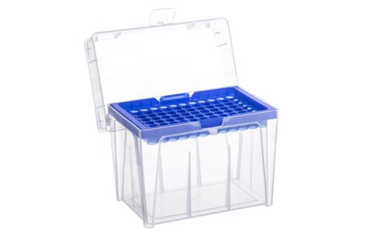 Greiner Bio-One Sapphire Rack for 1000 - 1250 μl Pipette Tips, for 96 Tips, blue Pipette Tips Insert, 4 x 10 pc/PAK
